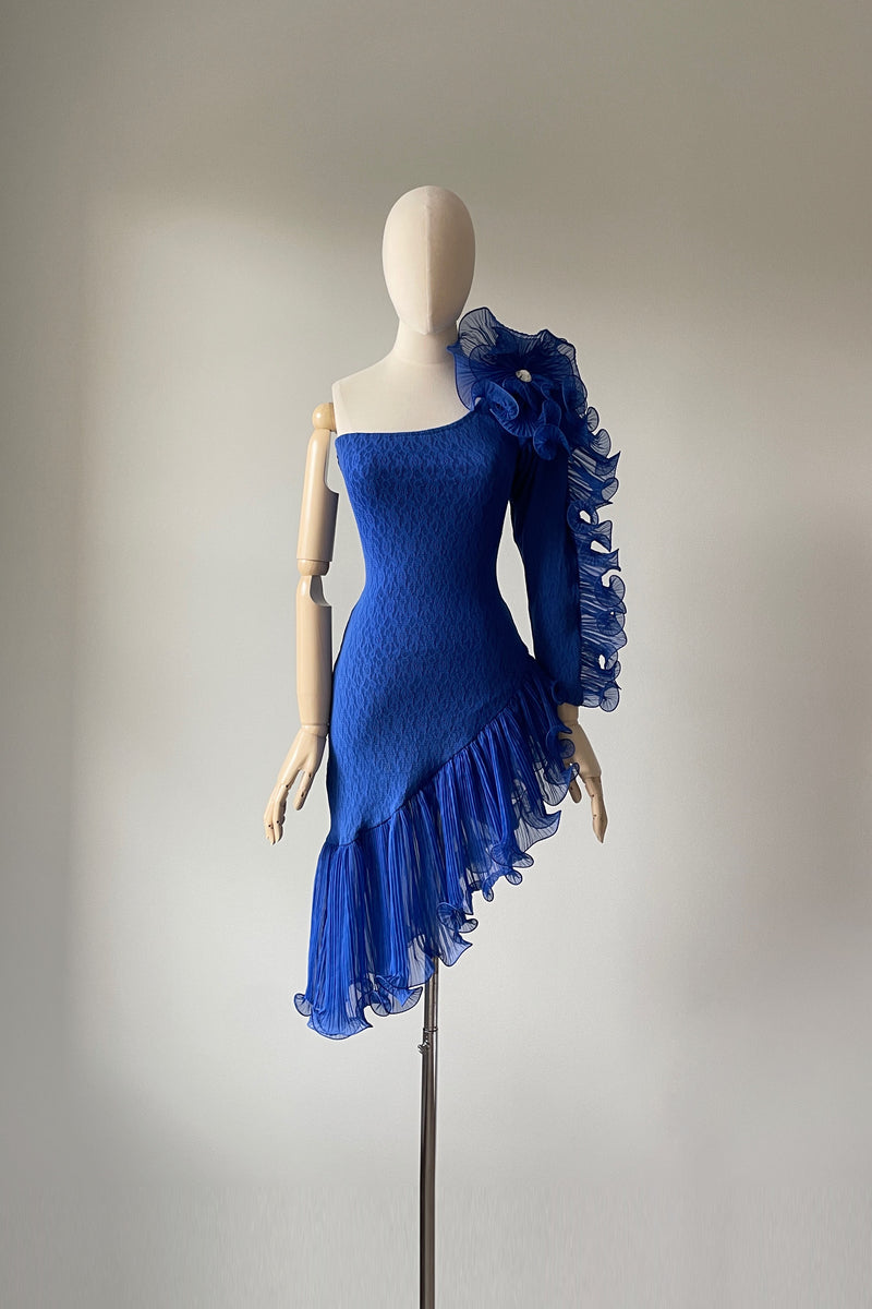 1980s One Sleeve Dress by Climax Karen Okada | XS/S