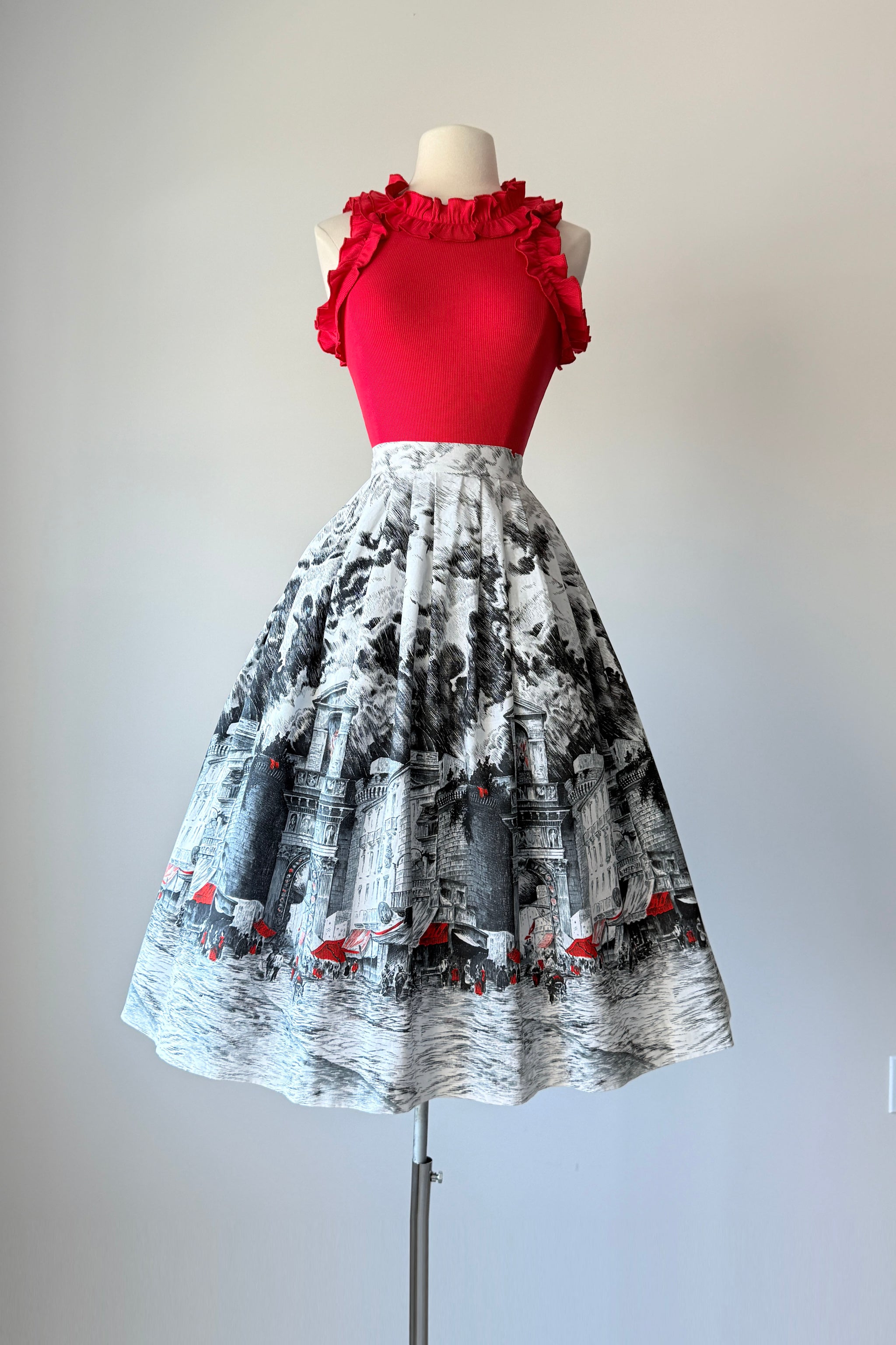 古着 スカート メンズ vintage skirt UTILIKILTS 50s vintage patchwork circular skirt 50年代 ヴィンテージ