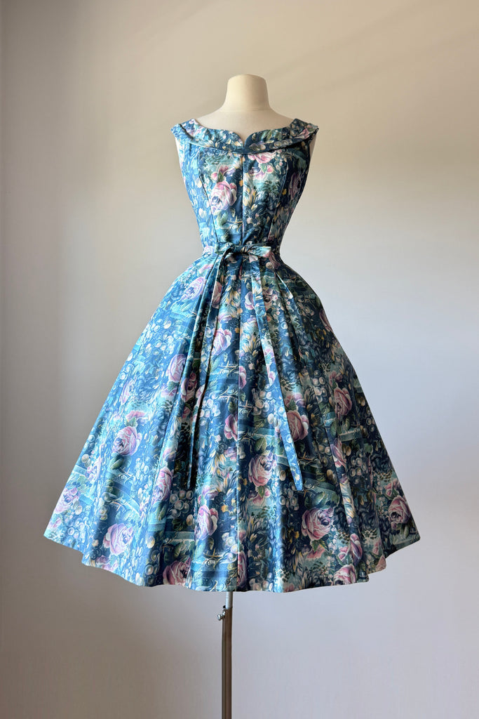 sachin and babi light blue dress Cocktail 1950s Vintage Dresses for Women for sale main image 0