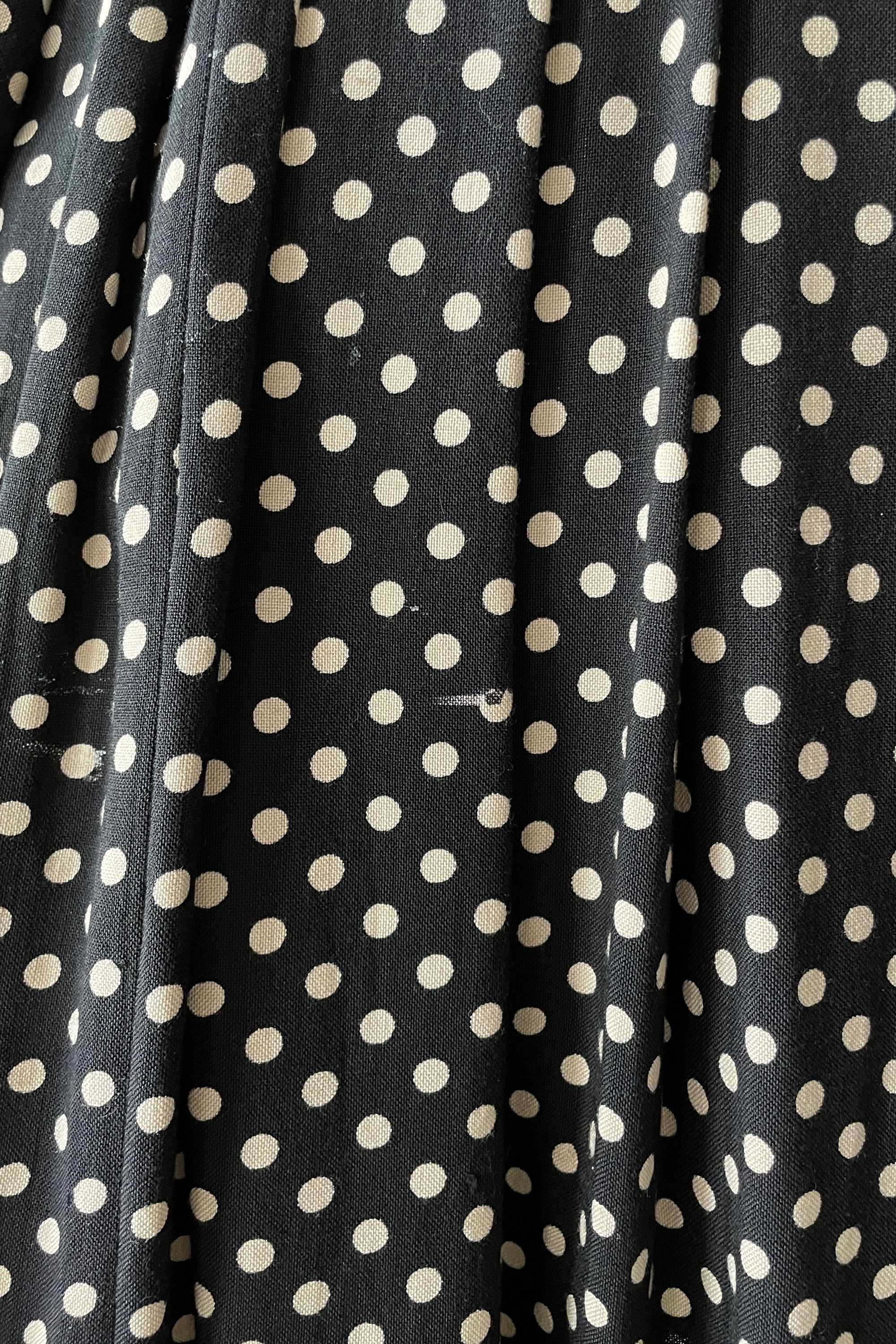 1950s Black White Polka Dot Dress | XS/S Mill Street Vintage 1950s Black White Polka Dot Dress | XS/S Mill Street Vintage